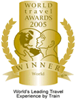 rocky mountaineer wins honours at the 2005 world travel awards, as world's leading travel experience by train