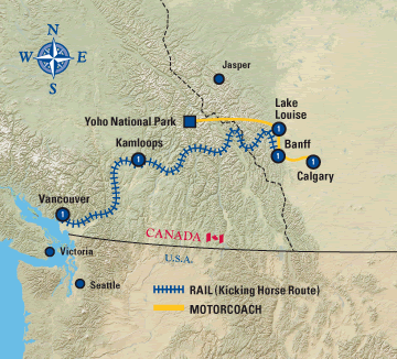rocky mountaineer canadian rockies highlights