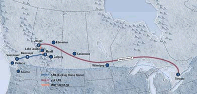 rocky mountaineer - the great canadian winter rail journey
