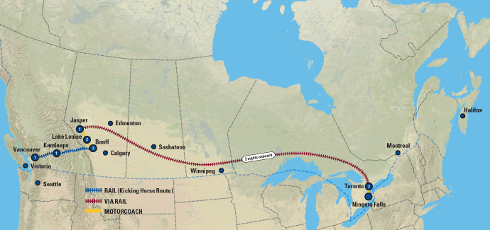 rocky mountaineer trans-canada rail adventure