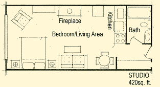 Banff Douglas Fir - Studio Plan