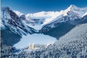 rocky mountaineer canadian winter indulgence - the fairmont chateau lake louise