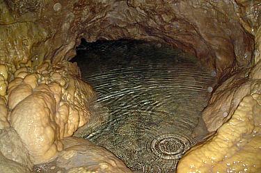 cave pool - inside grotto mountain
