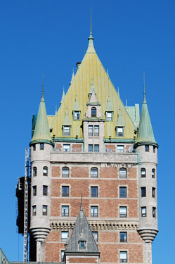 chateau frontenac tower, quebec city