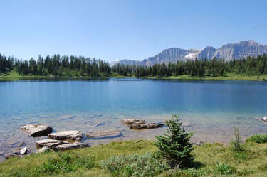 sunshine meadows - laryx lake