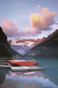 lake louise - canoes