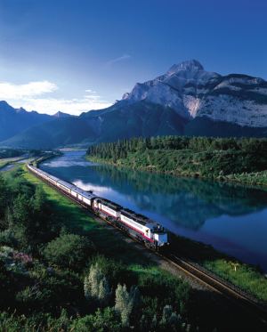rocky mountaineer rail vacations - canadian rockies, exshaw, alberta