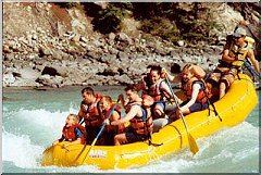 whitewater rafting - jasper