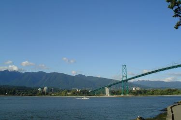 Lions Gate Bridge. Vancouver, B.C.